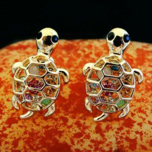 Betsey Johnson Jewelry - Betsey Johnson Fashion Rhinestone Turtle Earrings Betsey Johnson Jewelry - Betsey Johnson Fashion Rhinestone Turtle Earrings